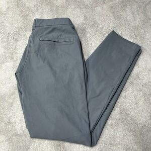 Lululemon Commission Slim Fit Pants Medium Gray Performance LM5AF3S Mens 34x34